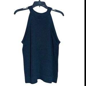 Old Navy Navy Blue Sleeveless Sweater size large